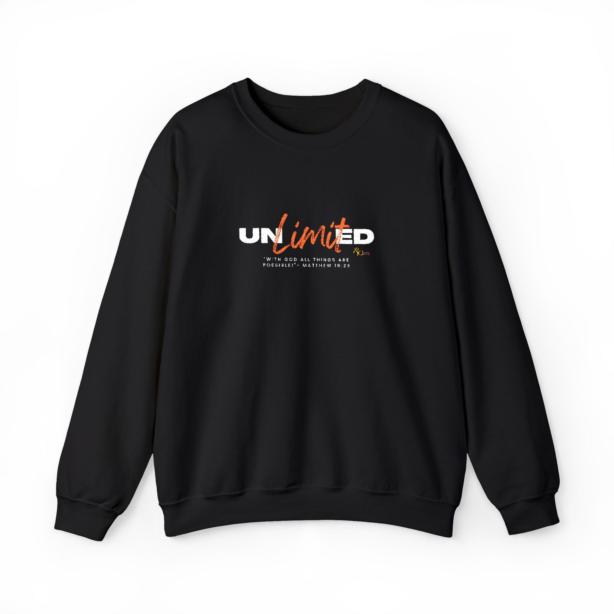 Unlimited Crewneck Sweatshirt — Bold Graffiti Graphic