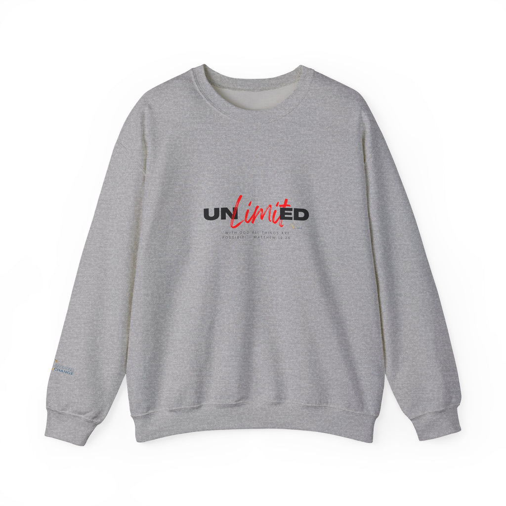 Unlimited Crewneck Sweatshirt —Graphic Pullover