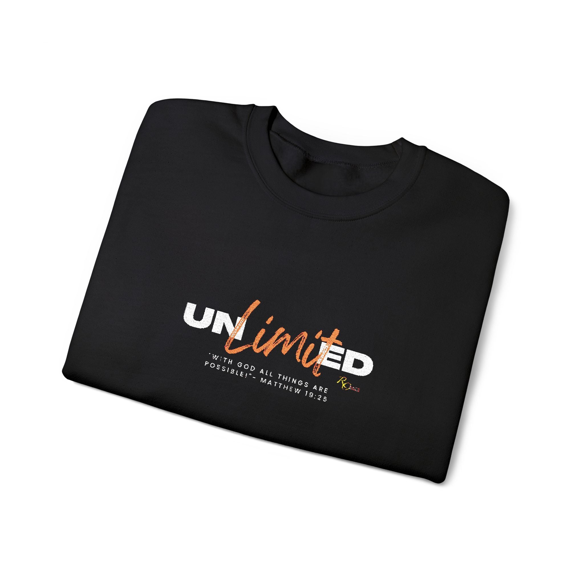 Unlimited Crewneck Sweatshirt — Bold Graffiti Graphic