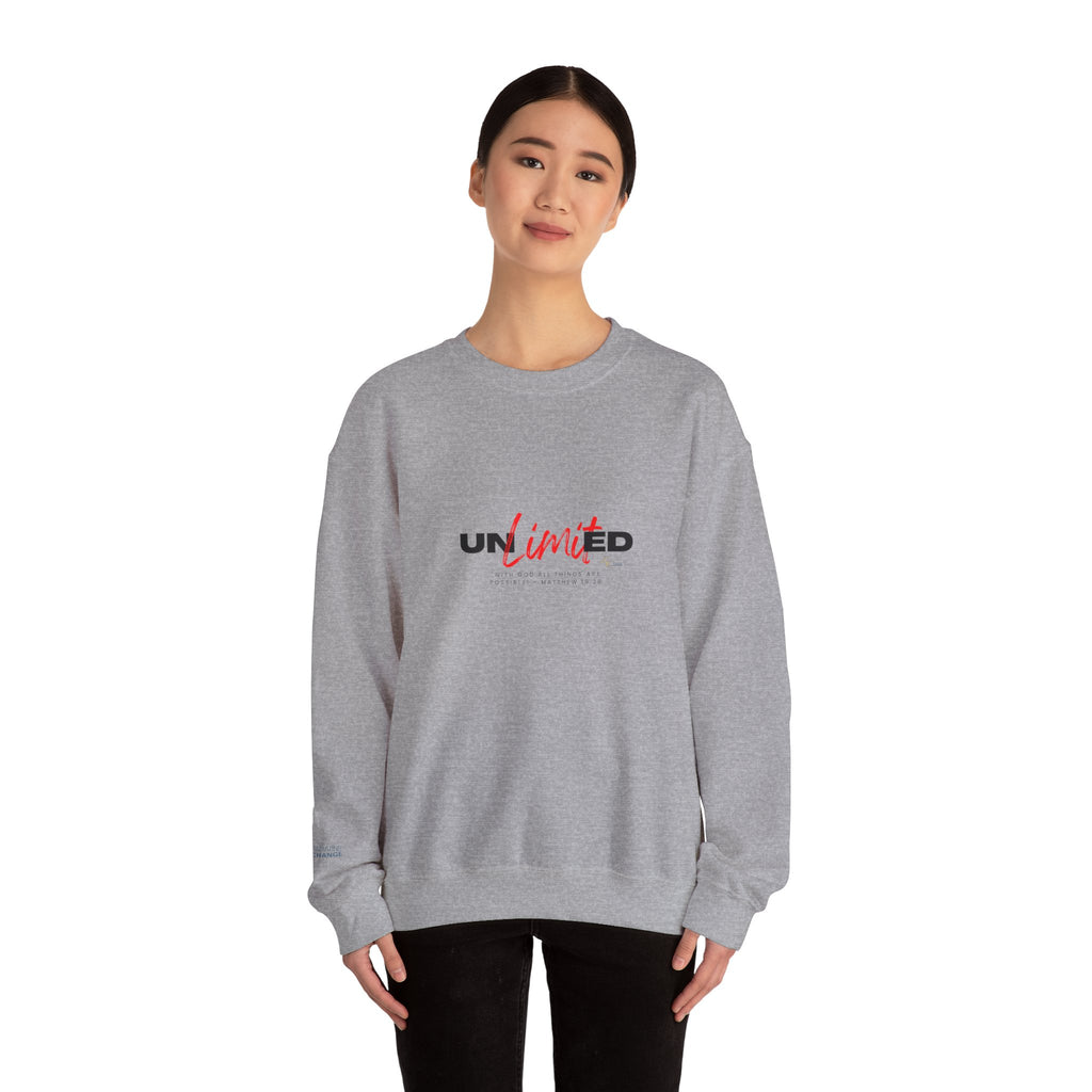 Unlimited Crewneck Sweatshirt —Graphic Pullover